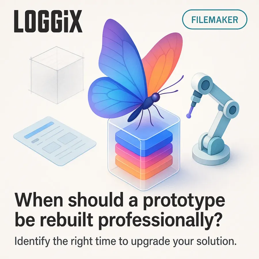 When should a prototype be rebuilt professionally?