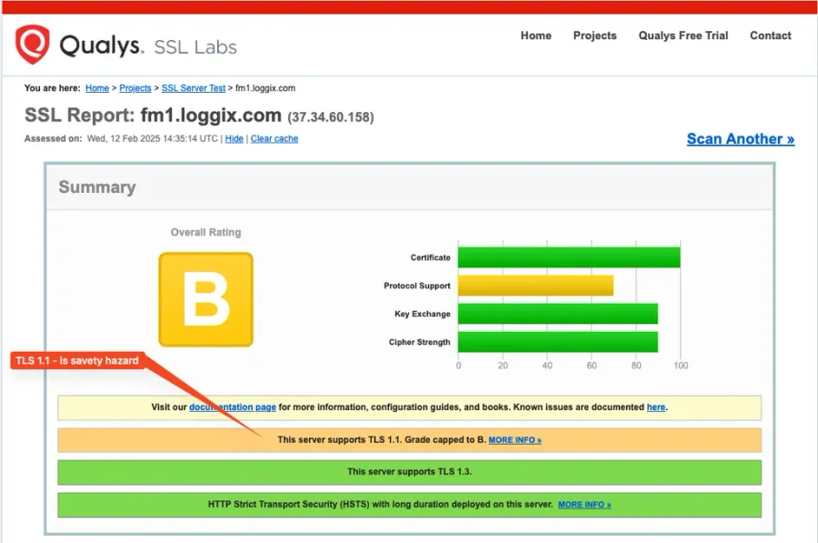 Your FileMaker Server still on TLS 1.1?
