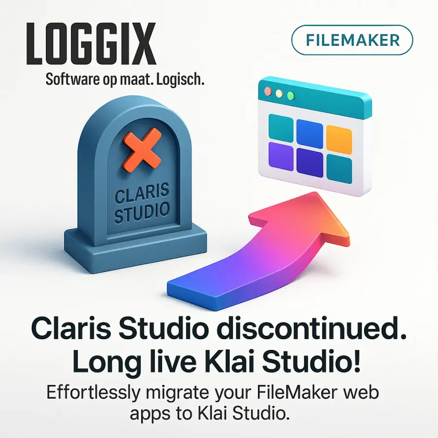 Claris Studio stopgezet. Lang leve Klai Studio!