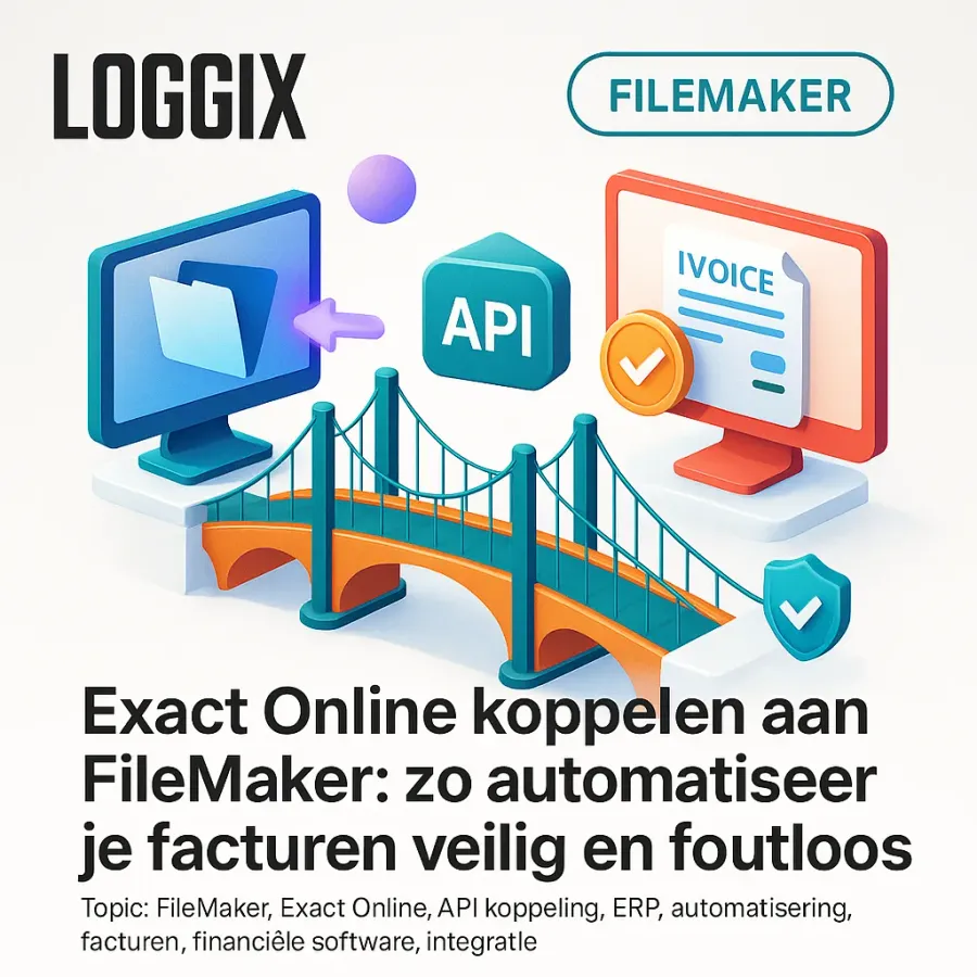 Exact Online koppelen aan FileMaker: zo automatiseer je facturen veilig en foutloos