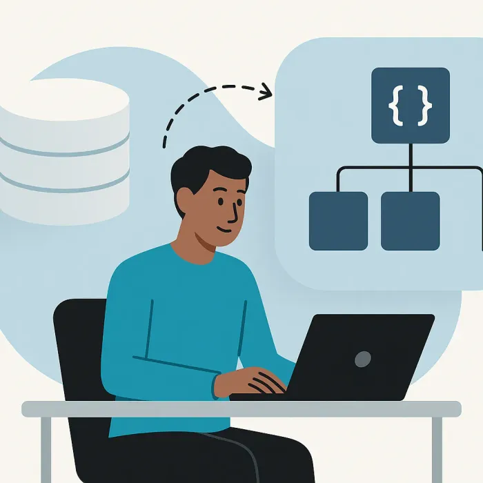 Developer skill path from database builder to API-connected systems