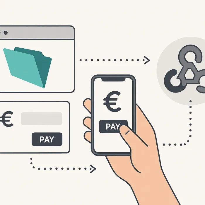 FileMaker sending a payment request to Mollie, customer paying, webhook returning status
