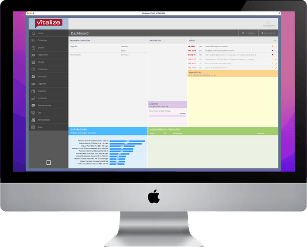 FileMaker software on an iMac